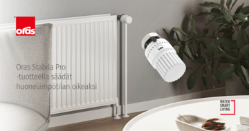 Oras-patteriventtiilit ja -termostaattiosat