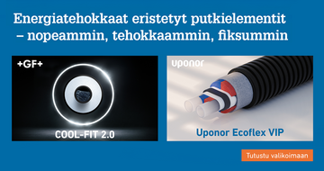 GF esieristetyt putkielementit