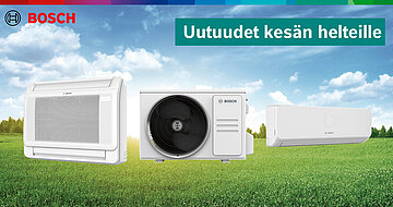 Boschin uudet ilmalämpöpumput