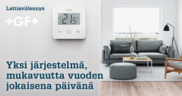 GF vesikiertoinen lattiaviilennysjärjestelmä