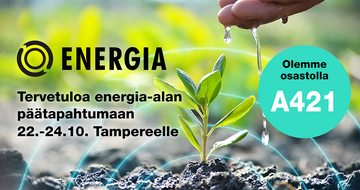 Olemme mukana Energiamessuilla 22.–24.10.2024