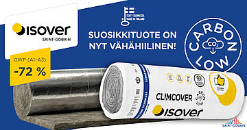 ISOVER CLIMCOVER Roll on nyt vähähiilinen