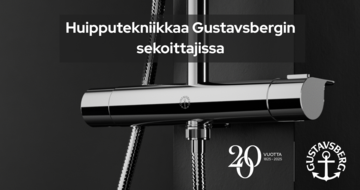 Gustavsbergin uudet termostaattihanat