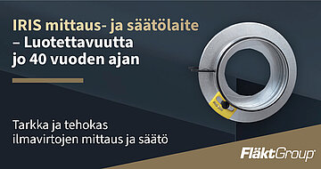 FläktGroup IRIS mittaus- ja säätölaite