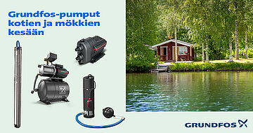 Grundfos tyhjennys- ja paineenkorotuspumput